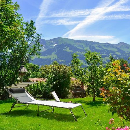 Swiss Mountain-Valley View Lodge Erlenbach im Simmental Bagian luar foto