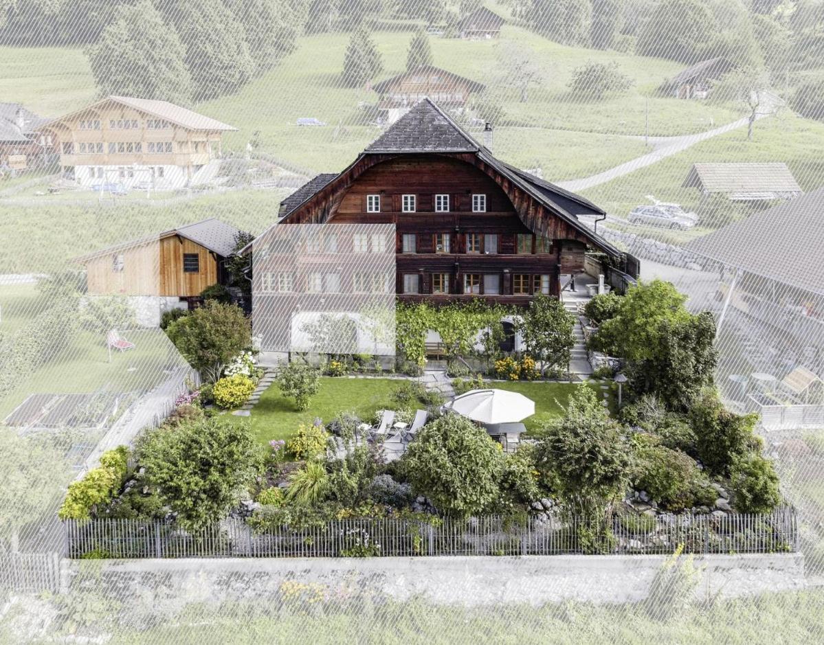 Swiss Mountain-Valley View Lodge Erlenbach im Simmental Bagian luar foto