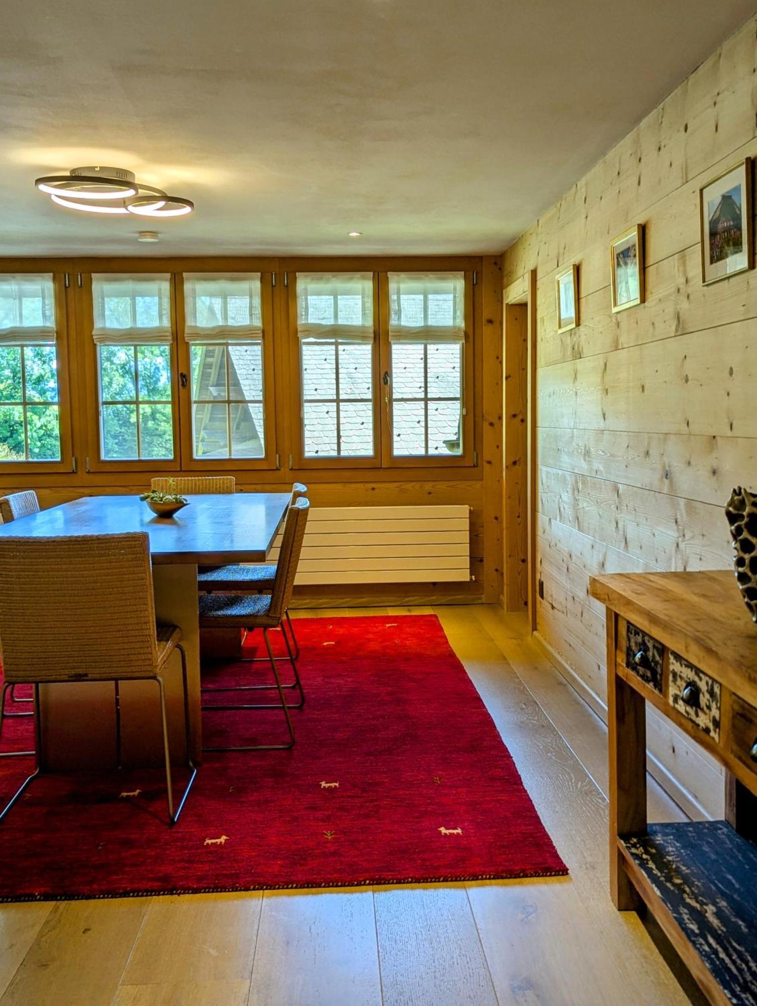 Swiss Mountain-Valley View Lodge Erlenbach im Simmental Bagian luar foto
