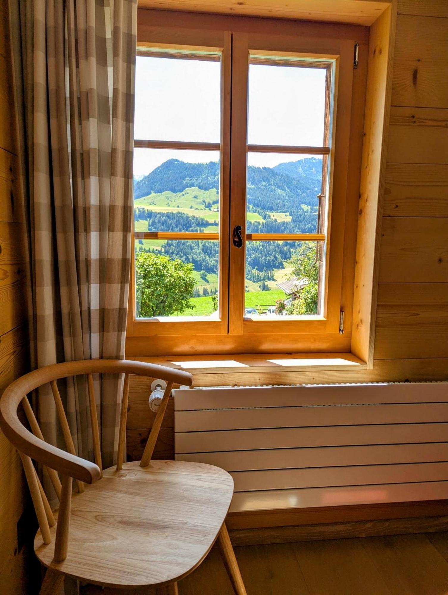 Swiss Mountain-Valley View Lodge Erlenbach im Simmental Bagian luar foto