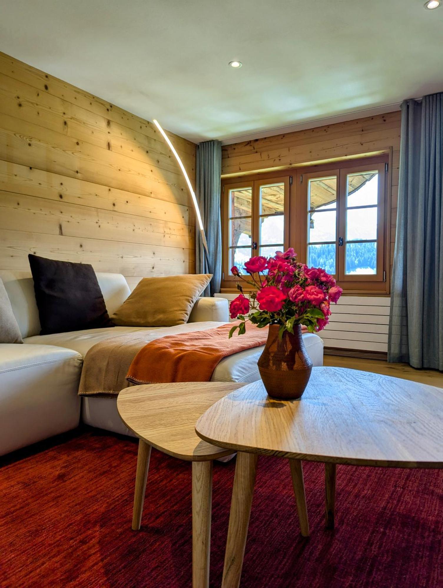 Swiss Mountain-Valley View Lodge Erlenbach im Simmental Bagian luar foto