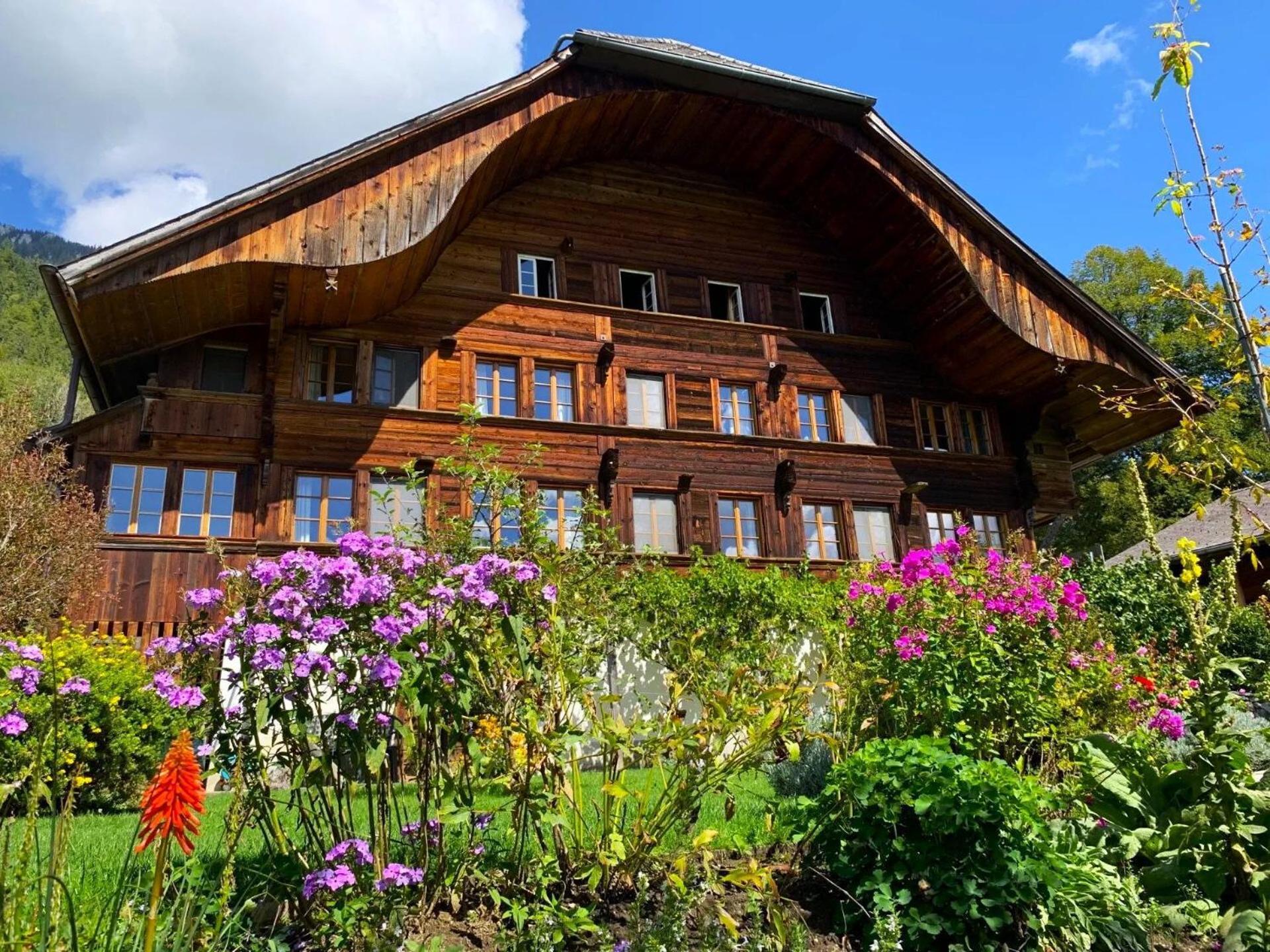 Swiss Mountain-Valley View Lodge Erlenbach im Simmental Bagian luar foto
