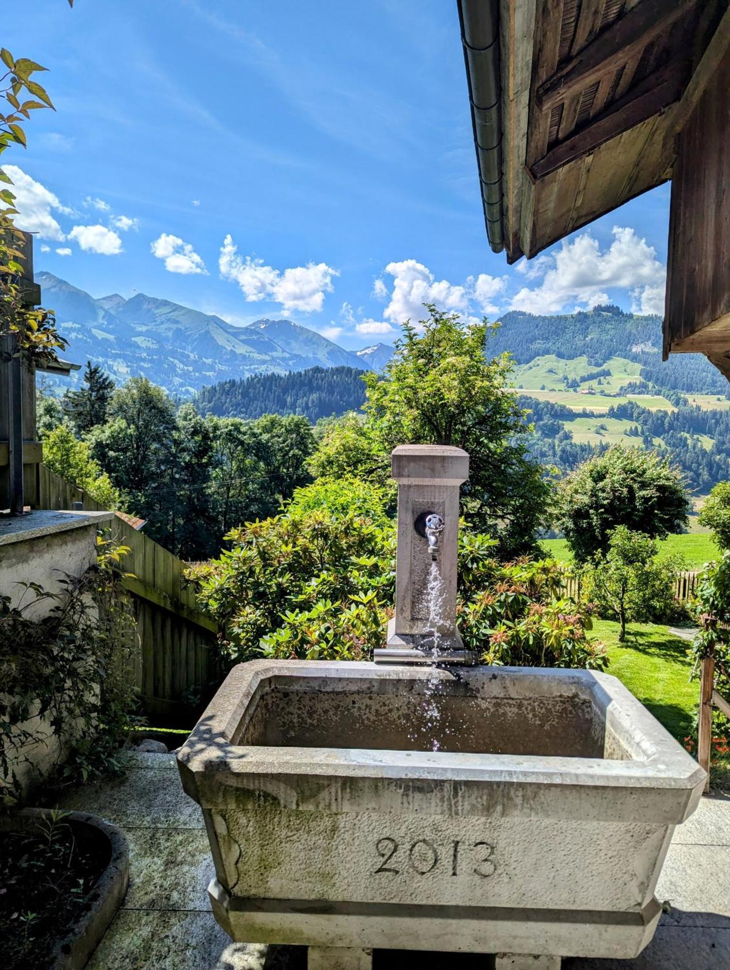 Swiss Mountain-Valley View Lodge Erlenbach im Simmental Bagian luar foto