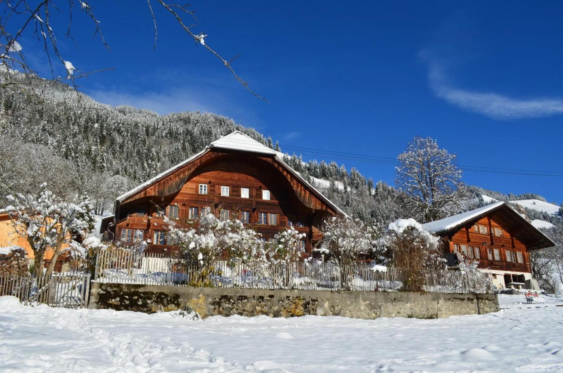 Swiss Mountain-Valley View Lodge Erlenbach im Simmental Bagian luar foto