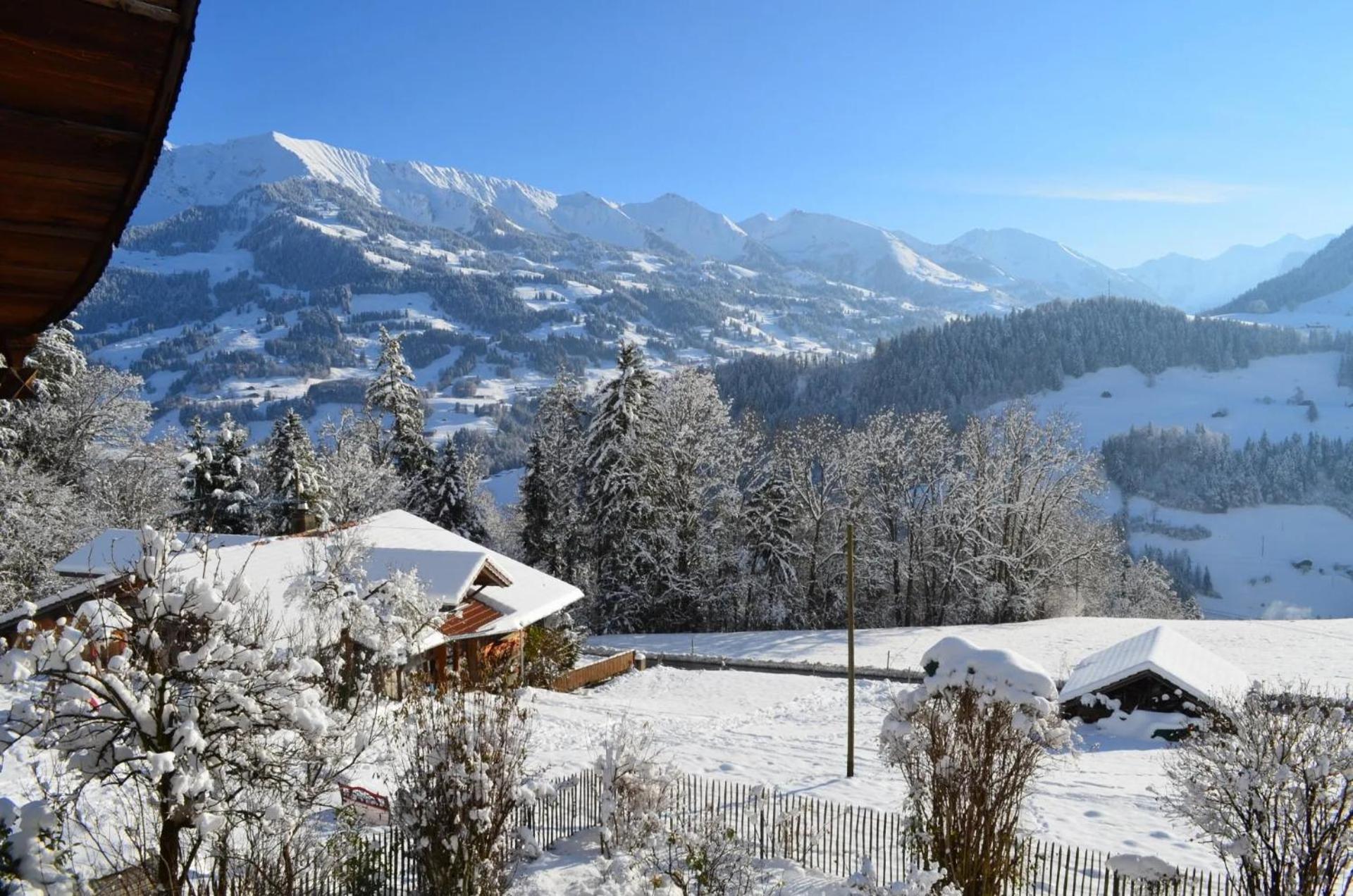 Swiss Mountain-Valley View Lodge Erlenbach im Simmental Bagian luar foto